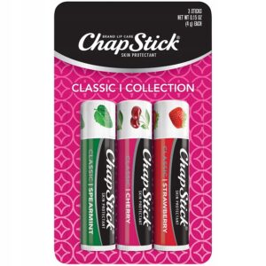 Chapstick Trojpak NOWE OPAKOWANIE smk:spearmint, cherry, strawberry Li5 st6