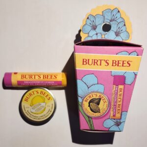 Burt’s Bees ZESTAW LEMON BUTTER CUTICLE CREAM 17gram + DRAGONFRUIT LEMON L1